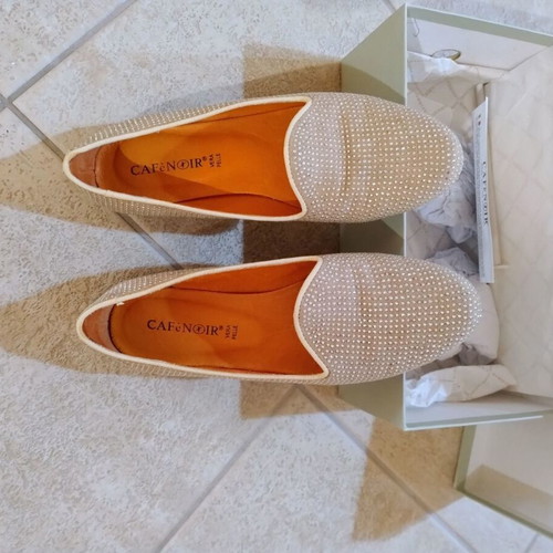 Cafe Noir beige ballerina shoes, size 37