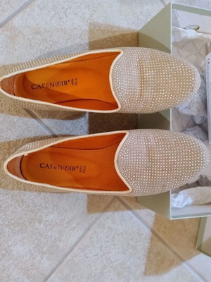 Cafe Noir beige ballerina shoes, size 37