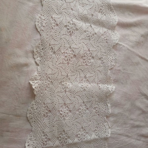 Small white handmade doily like new