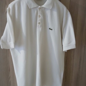Lacoste λευκη κοντομανικη XL