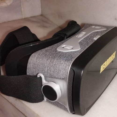 Heromask VR headset used, educational math games for 5+ years