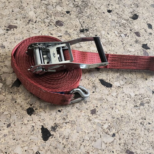 Straps with ratchets 10 meters, pack of 6, like new