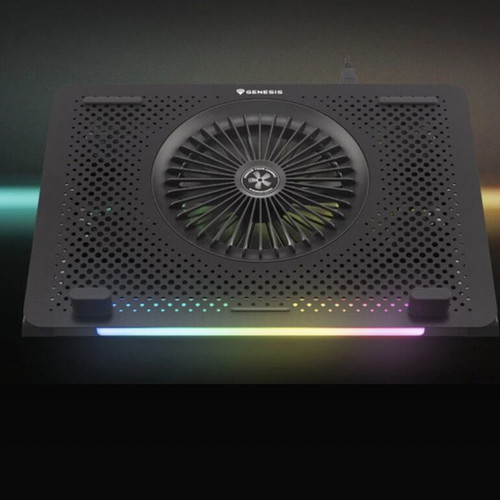 Laptop cooler with RGB and 2 fan speeds, like new