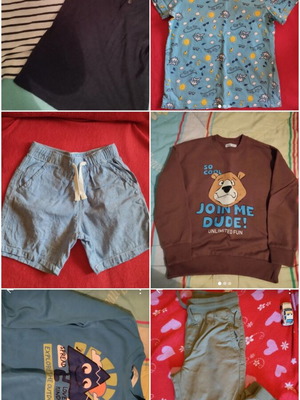 Boys' clothing pack like new, sizes 110 to 128 cm
