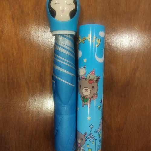 Children's umbrella special design in bottle new with plastic case