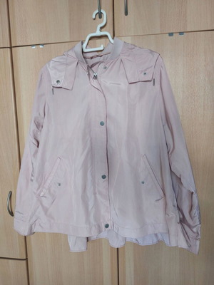 Anorak - Ελαφρύ μπουφάν- Jacket ροζ χρώματος Zara Basic πανέμορφο σχεδόν καινούργιο ΧL