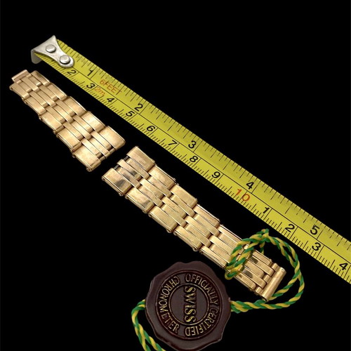 Rolex Oyster used 1930s bracelet with folded links
