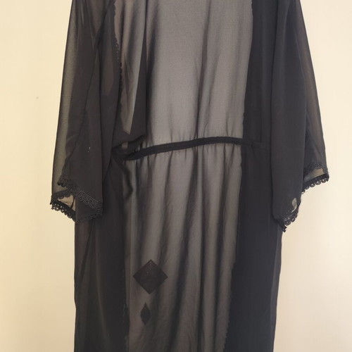 Black beach kimono XXXL used, very good condition