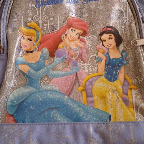 Disney Princesses School Bag like new, blue