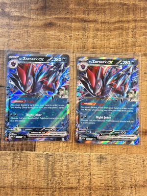 Pokemon Card Bundle 2x N's Zoroark ex 137/217 Ascended Heroes new