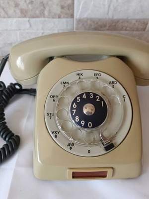GNT Automatic rotary dial vintage phone used from 1970