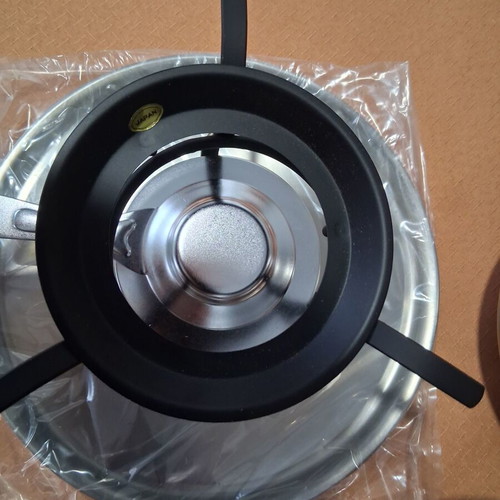 Fondue set stainless steel vintage, new unused