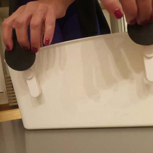 Hanging bathroom shelf new with 2 suction cups large and durable