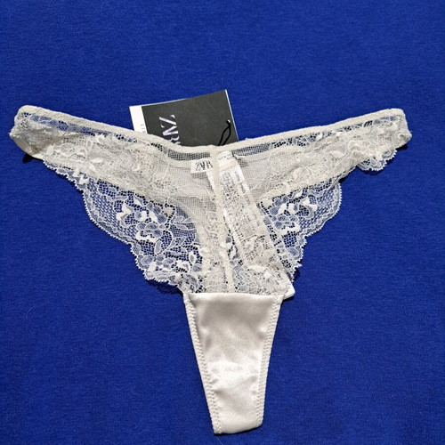 Zara Silk Thong Small New
