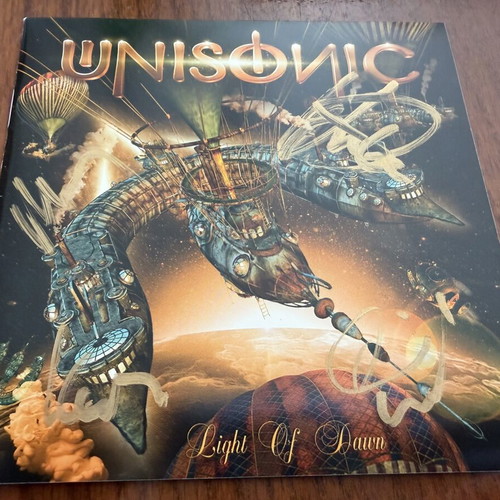 Unisonic Light of Dawn CD signed, like new, hard rock heavy metal
