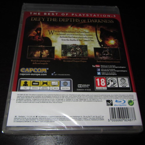 Dragons Dogma Dark Arisen Sony PS3 game new sealed