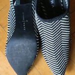 Zara Zig Zag Striped Pumps like new, size 37