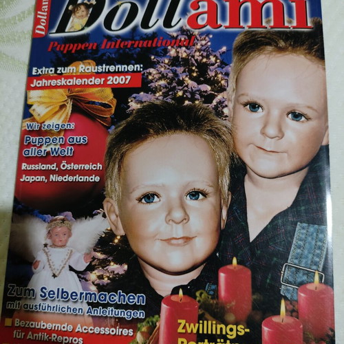 Dollami magazine with artistic dolls, German