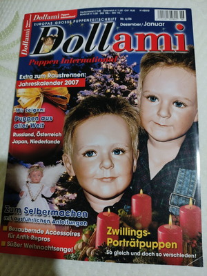 Dollami magazine with artistic dolls, German