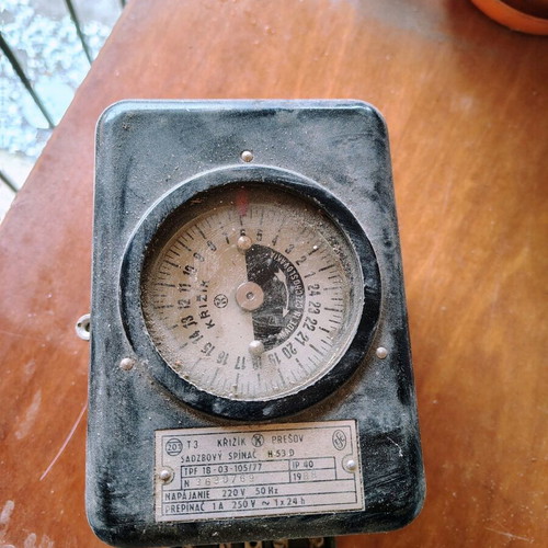 Vintage Bulgarian Electric Meter restored