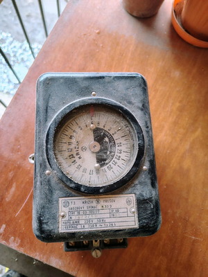 Vintage Bulgarian Electric Meter restored