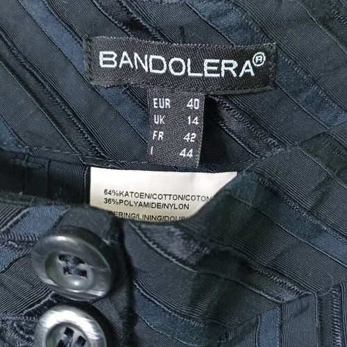 Bandolera blazer and pants set dark blue like new