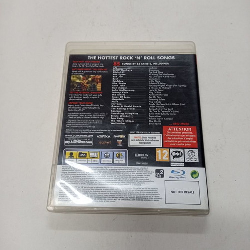 Playstation 3 Guitar Hero 5 game used with manual