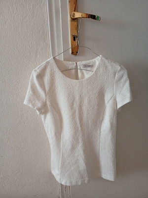 Orsay smart casual top size small white like new