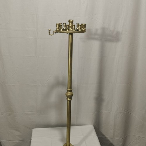 Brass manual with hanger for incense used, 14 candles, 1960