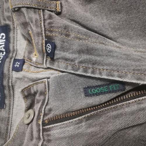 Nautica jean pants used, gray, size 32, loose fit