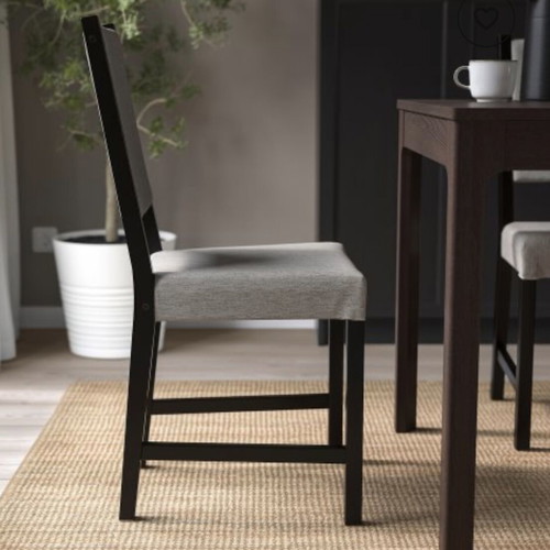 Chair new with solid wood frame and removable washable cover