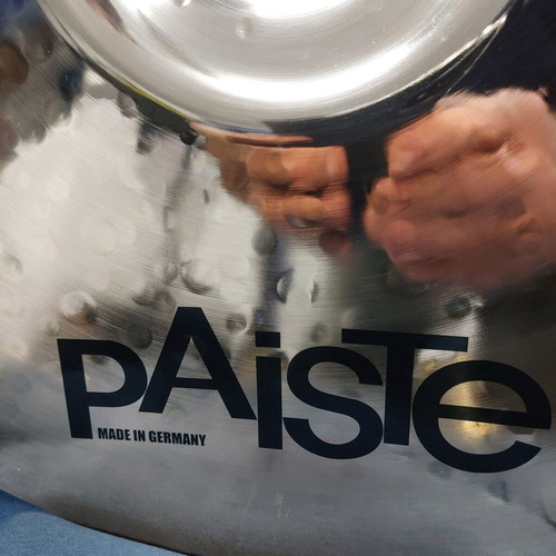 Paiste Alpha Rock Ride 20" cymbal with new 16" crash gift