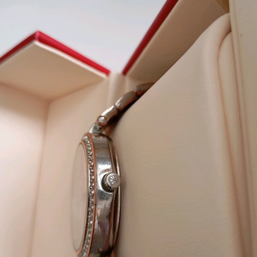 Christian Lacroix women's watch used, silver quartz