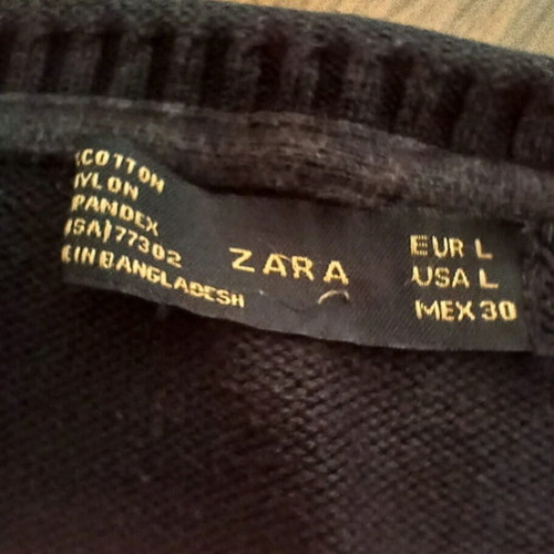 Zara women's sweater used, black, size L