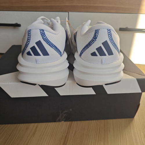 Adidas Galaxy 7 running shoes new, white with blue stripes