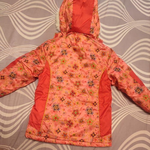 Orchestra girls' snow jacket, size 140 cm, multicolor