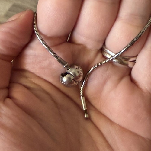 Pandora bracelet 20cm used, silver