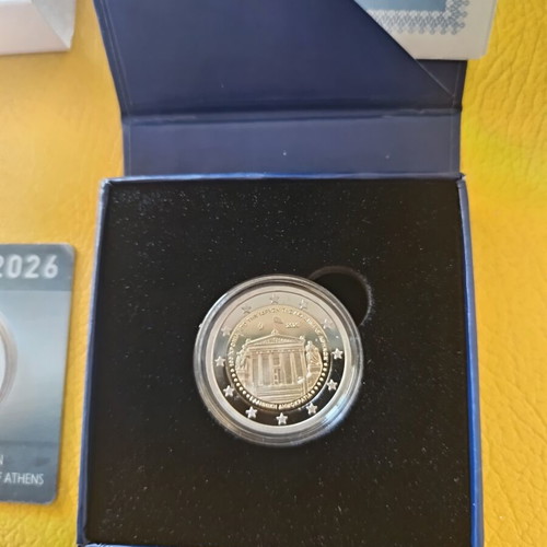 100 Years From The Foundation Of The Academy Of Athens Coin Set New