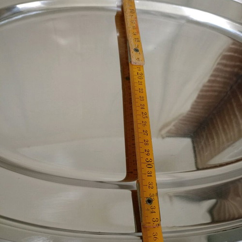 Zepter serving tray made of chrome like new, 40×60 cm