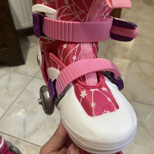 Smj Sport Roller skates used, kids size 26-29 with pads
