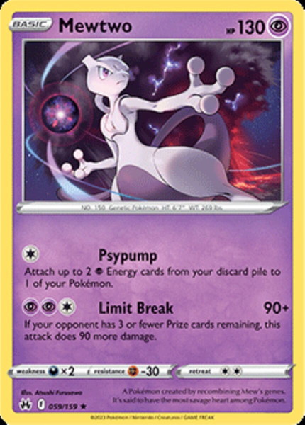 Mewtwo Crown Zenith