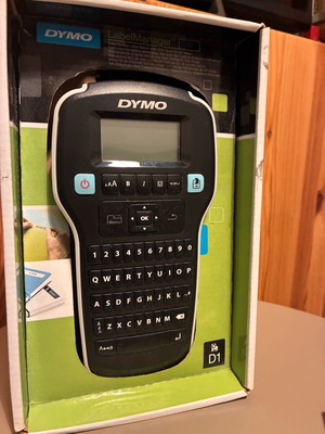 Dymo LabelManager 160 label printer like new with D1 tape and Qwerty keyboard
