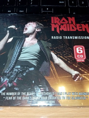 Iron Maiden Radio Transmissions 6 CD box set new