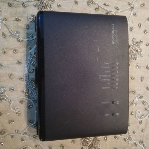 Router used with power supply and cable