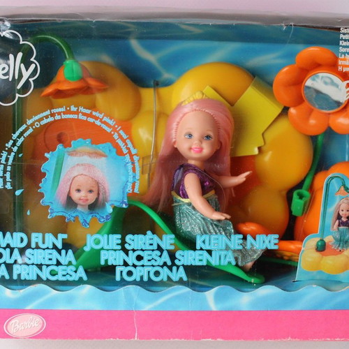 Barbie Shelly Mermaid with Water Shower Mattel new