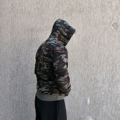 Men's Fleece Camouflage Jacket Large like new, very warm
