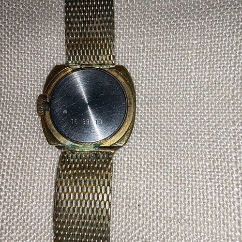 Rotary women's watch used, gold color