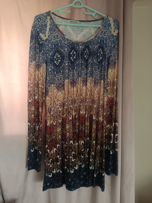 Multicolor Dress Boysens used, long sleeves, size M