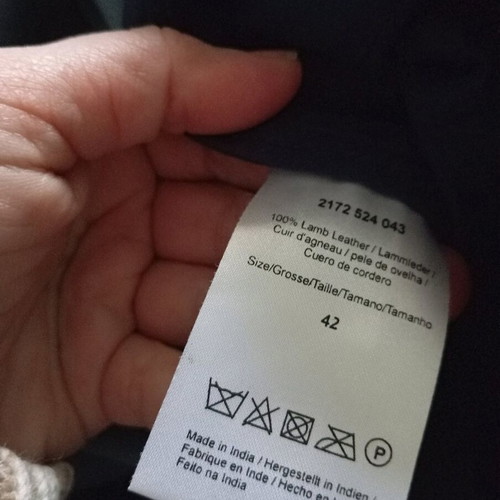 2nd Day leather pants like new, black, size L