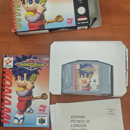 Nintendo 64 Mystical Ninja Starring Goemon like new PAL edition